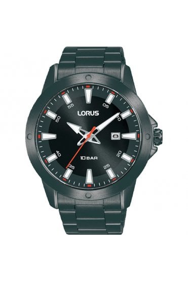 Lorus Gents Stainless Steel Sports 44mm 10ATM Watch RH963PX9