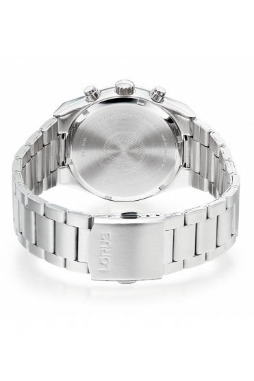 Lorus Gents Urban Solar Chronograph 42mm Stainless Steel Watch RZ519AX9