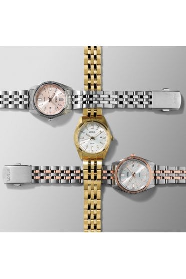 Lorus Ladies 30mm Two-Tone Stainless Steel Casual Watch RJ282BX9
