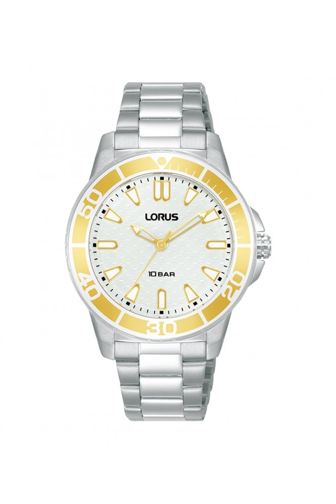 Lorus  Ladies 34mm Stainless Steel Sports Watch RG255VX9