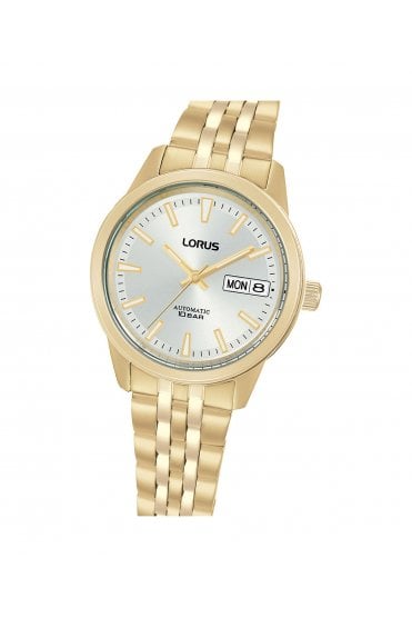 Lorus Ladies 36mm Gold-Tone Stainless Steel Dress Watch RL406CX9
