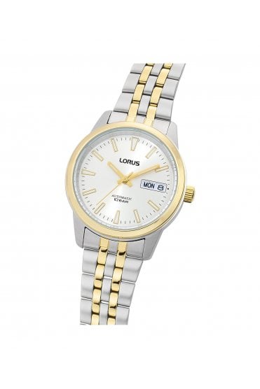 Lorus Ladies 36mm Two-Tone Stainless Steel Dress Watch RL404CX9