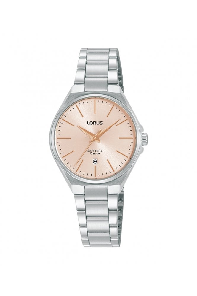Lorus  Ladies Sapphire 28mm Stainless Steel Watch RJ269BX9