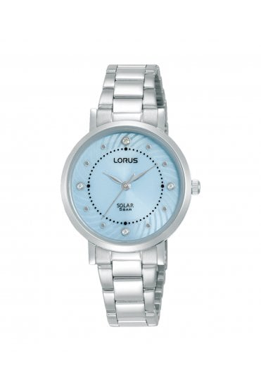 Lorus Ladies Solar Elegance 30mm Stainless Steel Watch RY519AX9