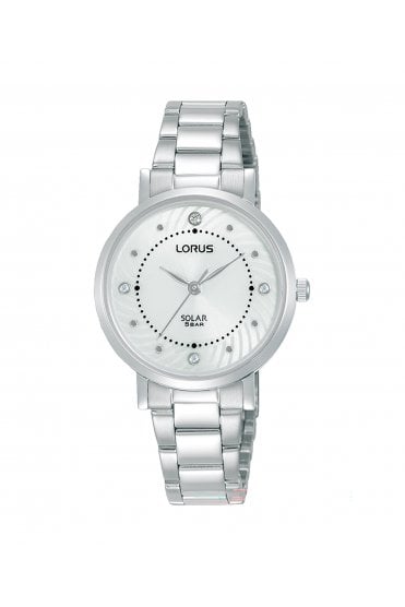 Lorus Ladies Solar Elegance 30mm Stainless Steel Watch RY523AX9