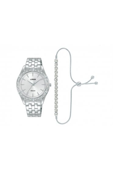 Lorus Ladies Watch and Bracelet Set RG289XX9