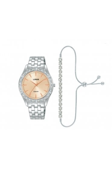 Lorus Ladies Watch and Bracelet Set RG291XX9