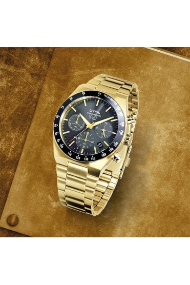 Lorus Prestige Solar Chronograph 42mm Stainless Steel Watch RZ528AX9