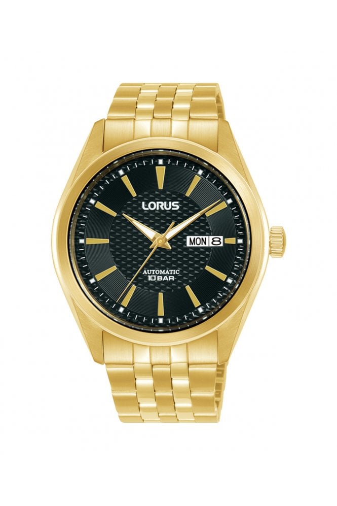 Lorus  Sports Automatic 42mm Gold-Tone Stainless Steel Watch RL488BX9