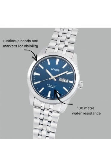 Lorus Sports Automatic 42mm Stainless Steel Watch RL493BX9