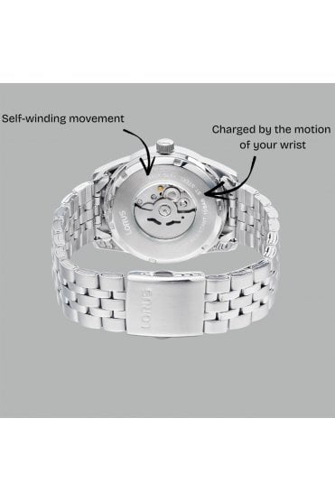 Lorus Sports Automatic 42mm Stainless Steel Watch RL493BX9