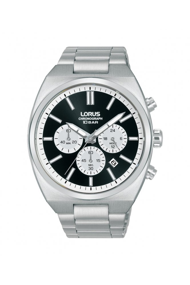 Lorus  Sports Chronograph 43mm Stainless Steel Watch RT361KX9