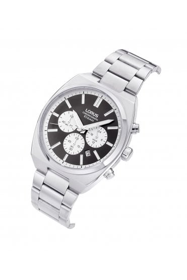 Lorus Sports Chronograph 43mm Stainless Steel Watch RT361KX9