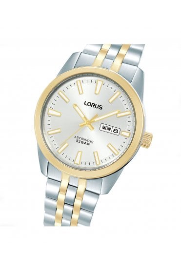 Lorus Two-Tone Automatic 42mm Stainless Steel Watch RL494BX9