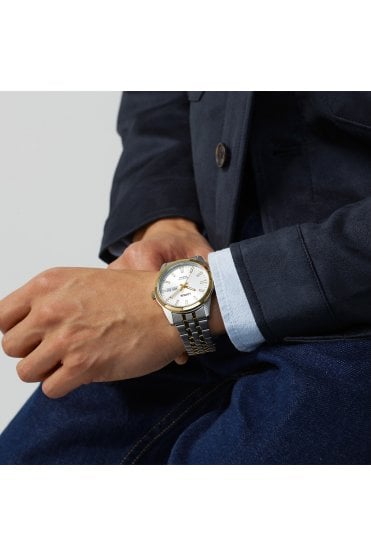 Lorus Two-Tone Automatic 42mm Stainless Steel Watch RL494BX9