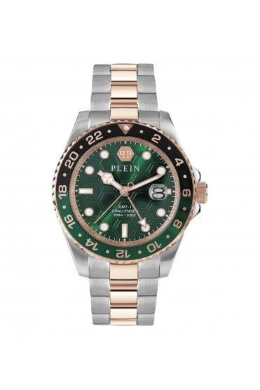 Philipp Plein Gents HYPER $PORT GMT‑I Challenger 44mm Dress Watch PWYBA0623