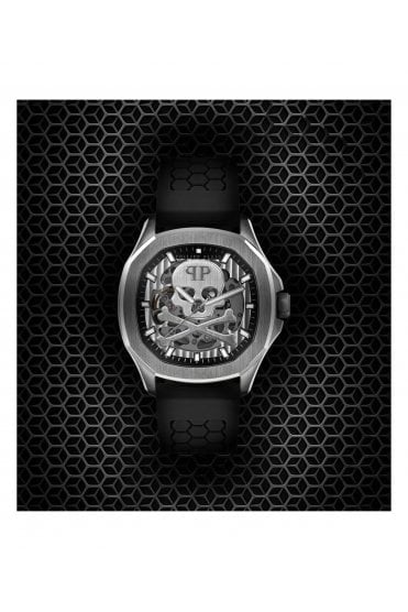 Philipp Plein Gents $KELETON $PECTRE High‑Conic Automatic 42mm Dress Watch PWRAA0123