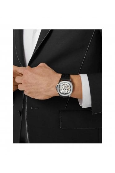 Philipp Plein Gents $KELETON $PECTRE High‑Conic Automatic 42mm Dress Watch PWRAA0123