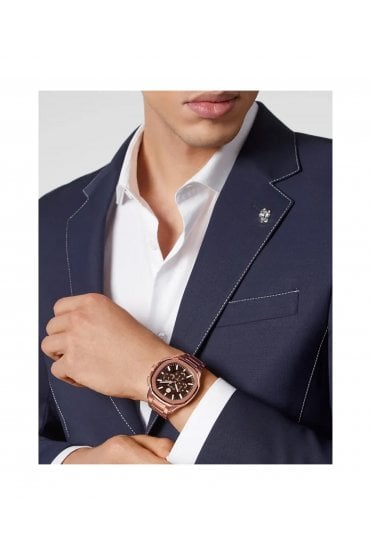 Philipp Plein Gents $PECTRE Chrono High‑Conic 44mm Dress Watch PWSAA0623