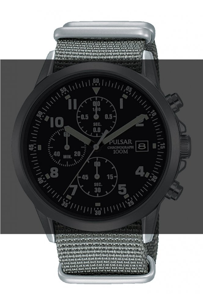 Pulsar  22mm Fabric Watch Strap Band PM3129X1