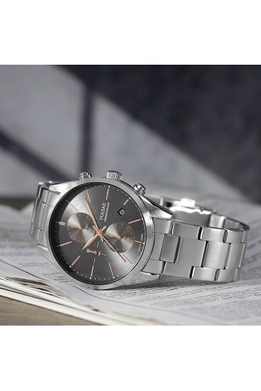 Pulsar Gents Chronograph 41mm 5 ATM Watch PM3133X1