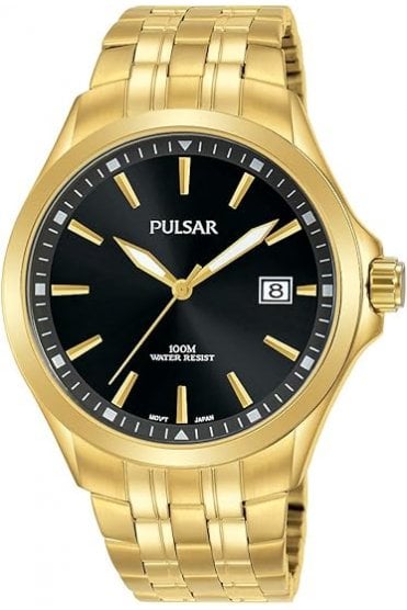 Pulsar Gents PVD Plated 40mm 10ATM Watch PS9626X1