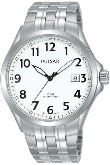 Pulsar Gents Stainless Steel 40mm 10ATM Watch PS9627X1