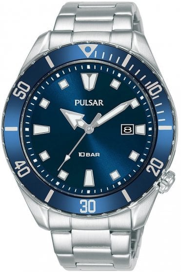Pulsar Gents Stainless Steel 42mm 10 ATM Watch PG8303X1
