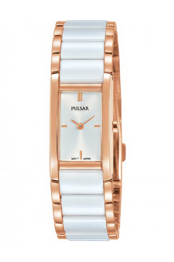 Pulsar  Ladies Ceramic Bracelet 16mm Watch PJ5414X1