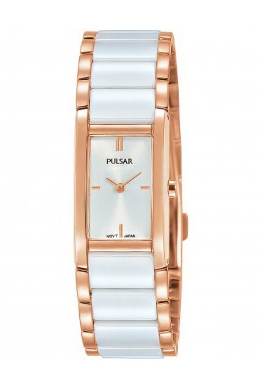 Pulsar Ladies Ceramic Bracelet 16mm Watch PJ5414X1