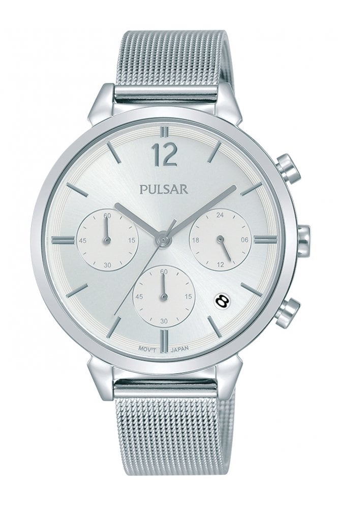 Pulsar  Ladies Chronograph 36mm 5ATM Watch PT3943X1