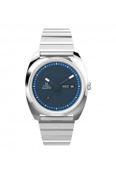 Q Timex 1975 Enigma Reissue Stainless Steel Bracelet Watch TW2W59800