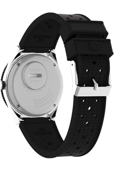 Q Timex 38mm Synthetic Rubber Strap Watch TW2V32000