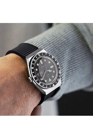 Q Timex 38mm Synthetic Rubber Strap Watch TW2V32000