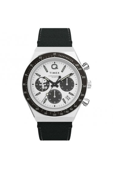 Q Timex Chronograph x Peanuts Snoopy 40mm Watch TW2W68900