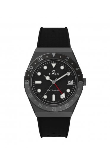Q Timex Gents GMT Reissue 38mm 5ATM Watch TW2V38200
