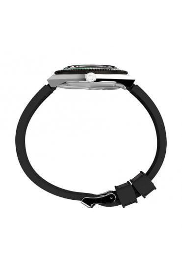 Q Timex GMT 38mm Synthetic Rubber Strap Watch TW2W57500