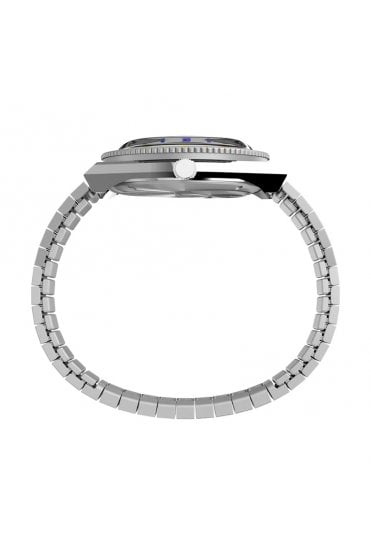 Q Timex Rainbow 36mm Stainless Steel Expansion Band Watch TW2V66000