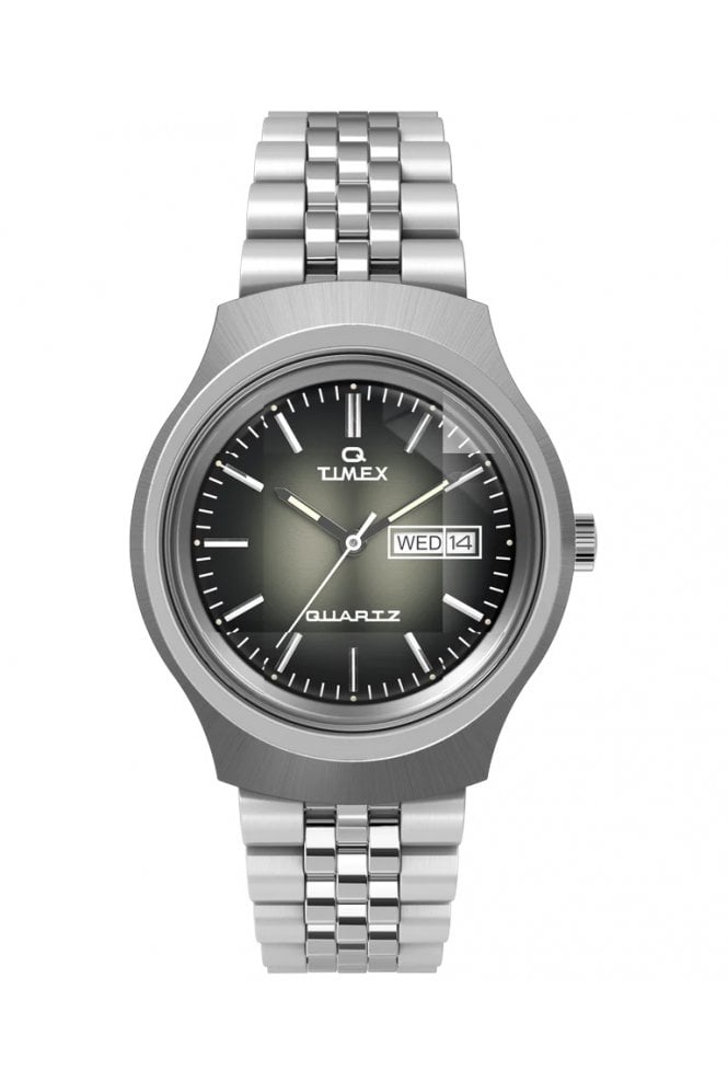 Timex Q  Reissue Degrade 38mm Stainless Steel Watch TW2W22500