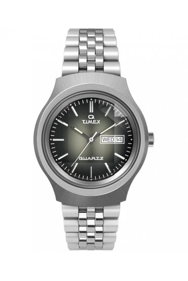 Q Timex Reissue Degrade 38mm Stainless Steel Watch TW2W22500