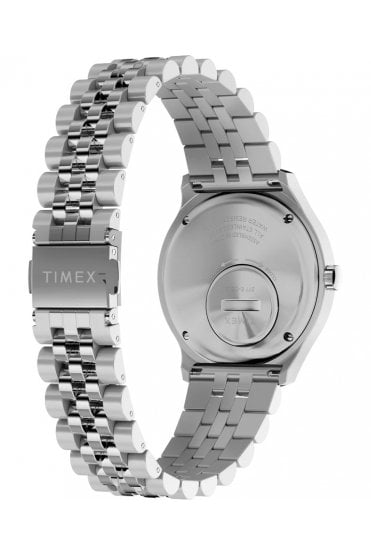 Q Timex Reissue Degrade 38mm Stainless Steel Watch TW2W22500