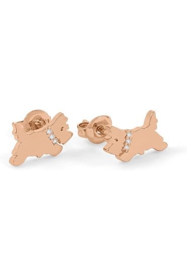 Radley Clear Stone Fireball Studs & Rose Gold Jumping Dog Twin Pack RYJ1314S