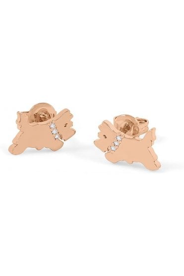 Radley Clear Stone Fireball Studs & Rose Gold Jumping Dog Twin Pack RYJ1314S
