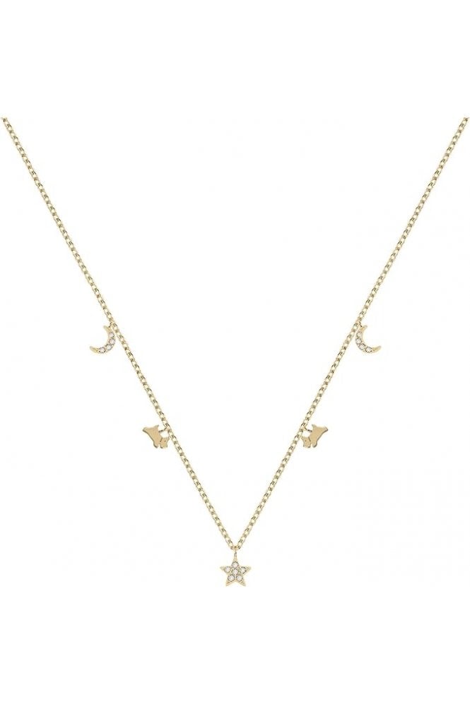 Radley  Galaxy Street Stone Set Moon and Star Charm Necklace RYJ2410S