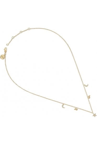 Radley Galaxy Street Stone Set Moon and Star Charm Necklace RYJ2410S