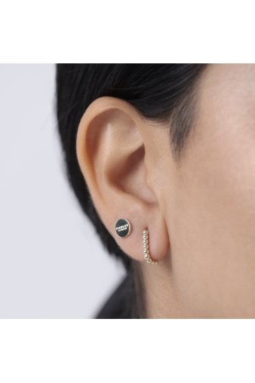 Radley Ladies 18ct Gold Plated Huggie Earrings Twin Pack RYJ1456S