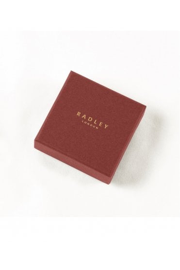 Radley Ladies 18ct Rose Gold Plated Diamond Disc Earrings RYJ1300