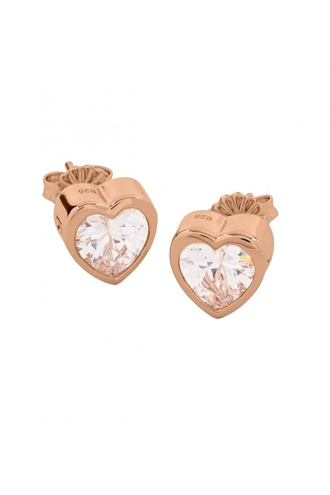 Radley  Ladies 18ct Rose Gold Plated Sterling Silver Stud Earrings RYJ1302