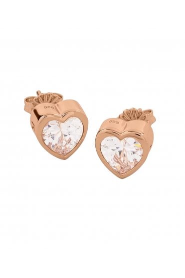 Radley Ladies 18ct Rose Gold Plated Sterling Silver Stud Earrings RYJ1302