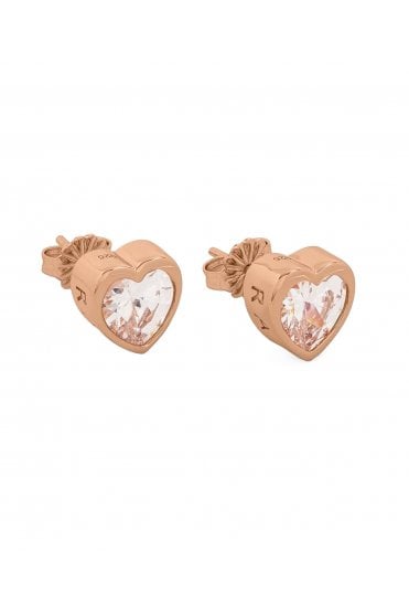 Radley Ladies 18ct Rose Gold Plated Sterling Silver Stud Earrings RYJ1302